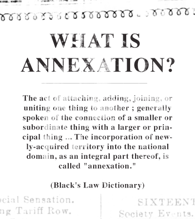 What is annexation?